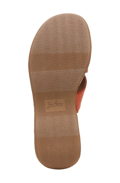 Shop Zodiac Nessa Platform Wedge Sandal In Papaya Orange