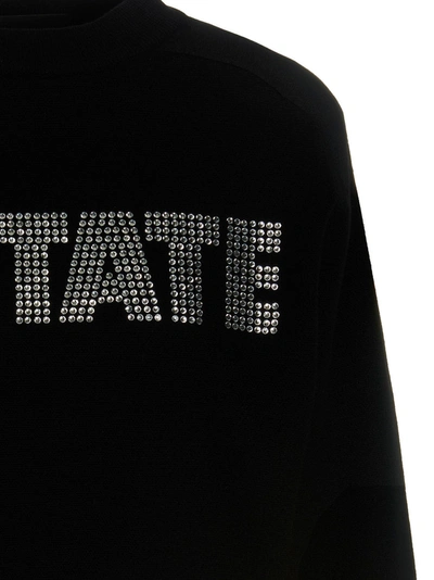 Shop Rotate Birger Christensen 'firm Rhinestone' Sweatshirt