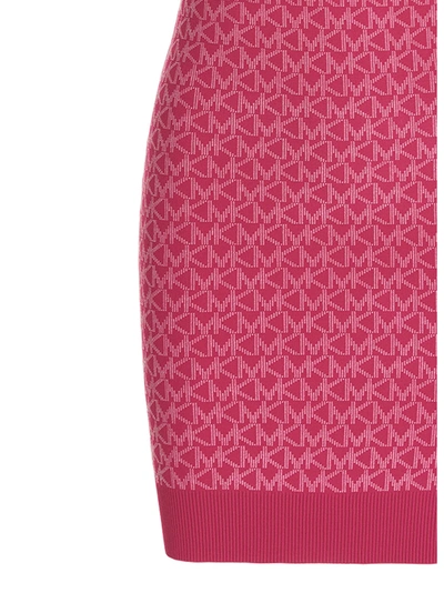 Shop Michael Kors All-over Logo Dress