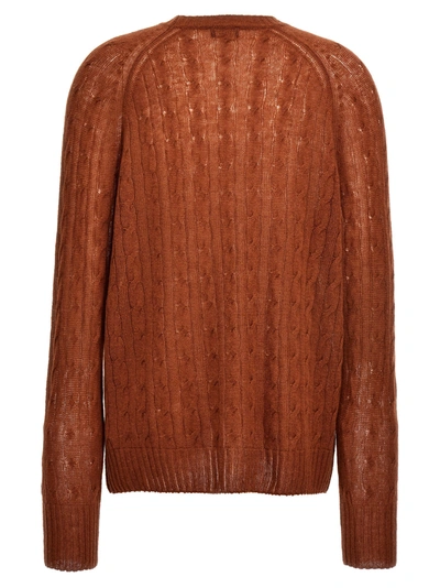 Shop Etro True To Size Fit Sweater, Cardigans In Brown