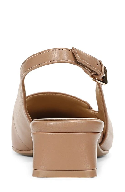 Shop Naturalizer Lindsey Slingback Sandal In Hazelnut Brown Leather