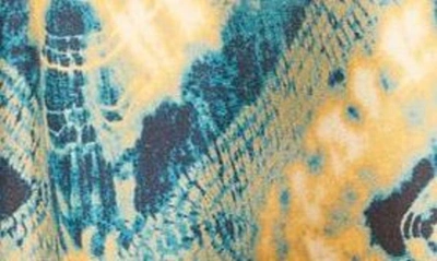 Shop Ulla Johnson Jude Abstract Print Long Sleeve Silk Shirtdress In Constellation