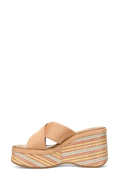 Shop Zodiac Nessa Platform Wedge Sandal In Camel Multi