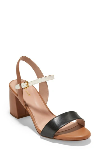 Shop Cole Haan Josie Block Heel Sandal In Pecan/ Ivor