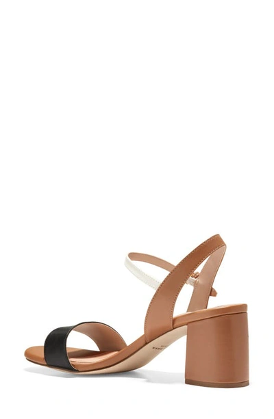 Shop Cole Haan Josie Block Heel Sandal In Pecan/ Ivor