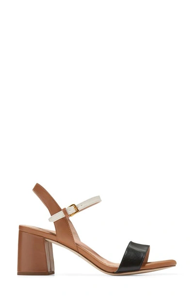 Shop Cole Haan Josie Block Heel Sandal In Pecan/ Ivor