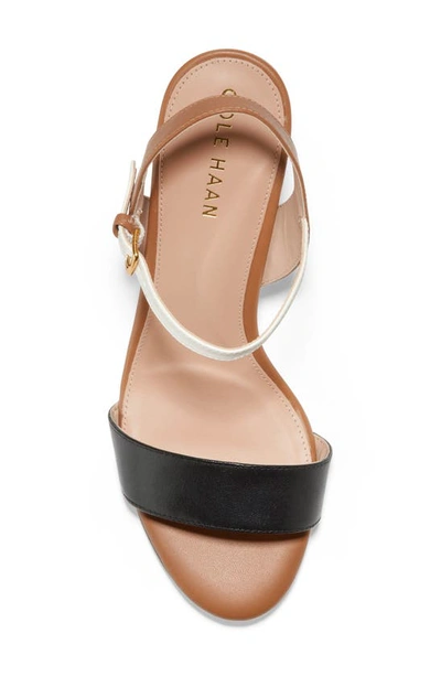 Shop Cole Haan Josie Block Heel Sandal In Pecan/ Ivor