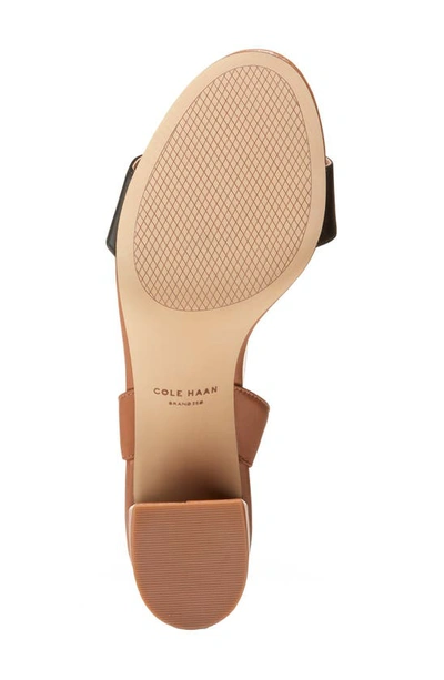 Shop Cole Haan Josie Block Heel Sandal In Pecan/ Ivor
