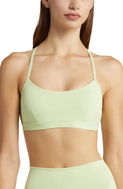Alo Yoga Airlift Intrigue Bra In Iced Green Tea