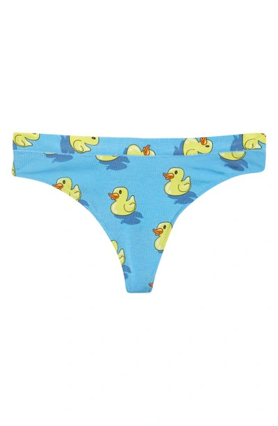 Shop Meundies Feelfree Thong In Give A Duck