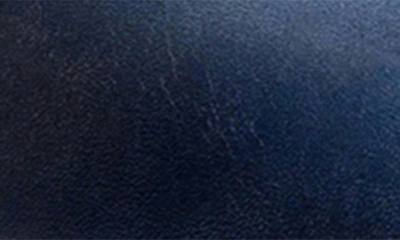 Shop Santoni Drain Slip-on In Blue Leather