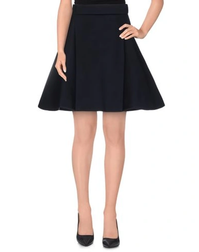 Antonio Berardi Knee Length Skirt In Dark Blue