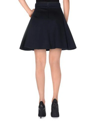 Shop Antonio Berardi Knee Length Skirt In Dark Blue