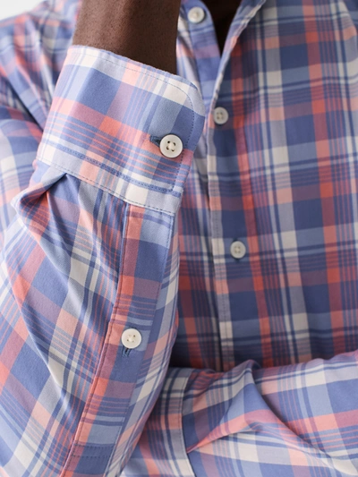 Shop Faherty The Movement&trade; Shirt In Pacific Rose Plaid