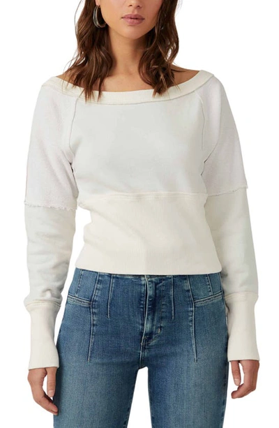 Shop Free People Last Minute Pullover In Tofu