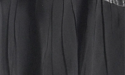 Komarov Flutter Sleeve Dress In Black