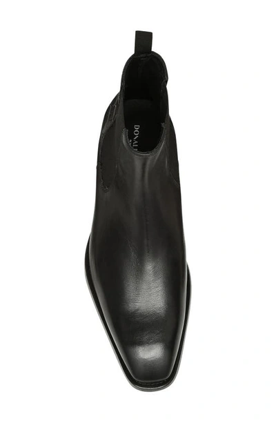 Shop Donald Pliner Sloan Croc Embossed Chelsea Boot In Black