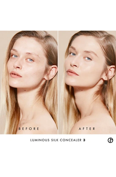 Shop Giorgio Armani Luminous Silk Face & Undereye Concealer In No. 3