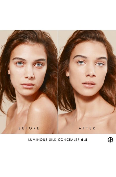 Shop Giorgio Armani Luminous Silk Face & Undereye Concealer In No. 6.5
