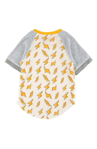 Shop Miki Miette Kids' Bradley Bolt T-shirt In Grey