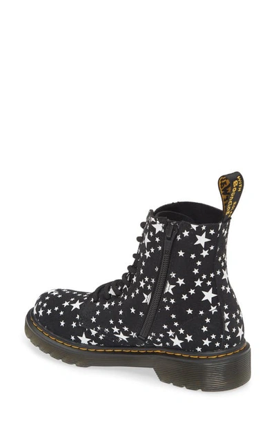 Shop Dr. Martens Kids' 1460 Star Boot In Black/ White Star