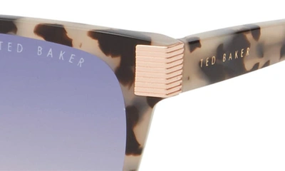 Ted Baker 56mm Cat Eye Sunglasses In Ivory