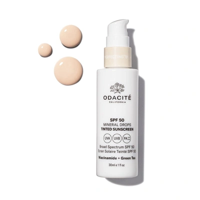 Shop Odacite Spf 50 Flex-perfecting™ Mineral Drops Tinted Sunscreen