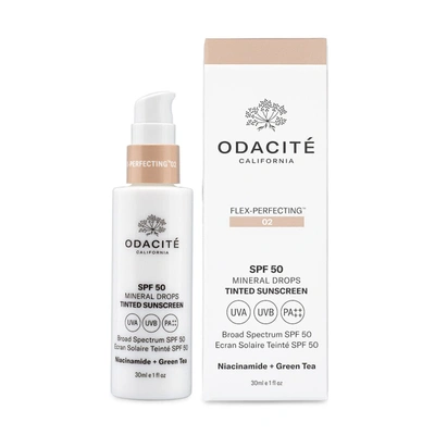 Shop Odacite Spf 50 Flex-perfecting™ Mineral Drops Tinted Sunscreen