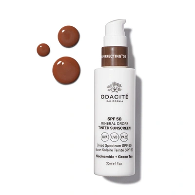 Shop Odacite Spf 50 Flex-perfecting™ Mineral Drops Tinted Sunscreen