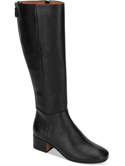 Shop Gentle Souls By Kenneth Cole Ella Womens Leather Tall Knee-high Boots In Black