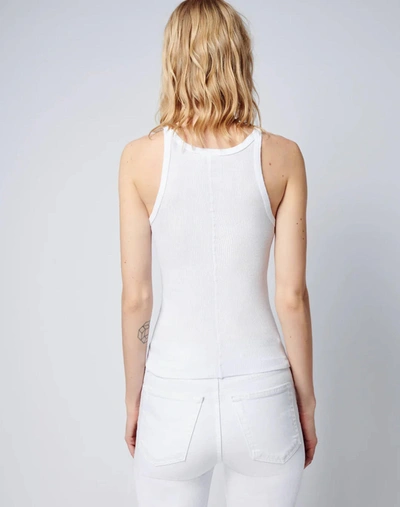 Shop Re/done Ribbed Tank In White
