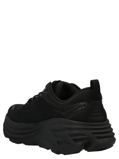 Shop Hoka One One Bondi 8 Sneakers Black