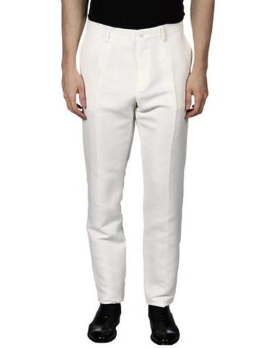 Dolce & Gabbana Casual Pants In White