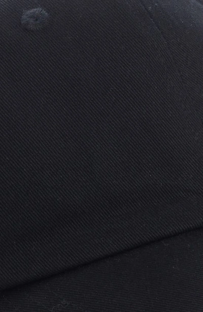 Shop Acne Studios Carliy Logo Cotton Twill Baseball Cap In Black