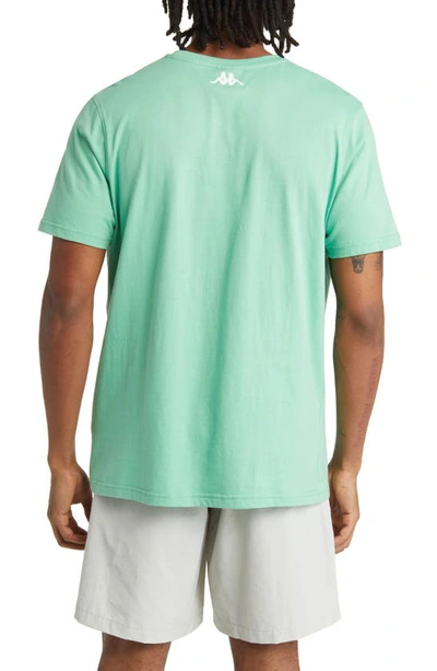 Kappa Isla Cotton Graphic T-shirt In Green Ming | ModeSens