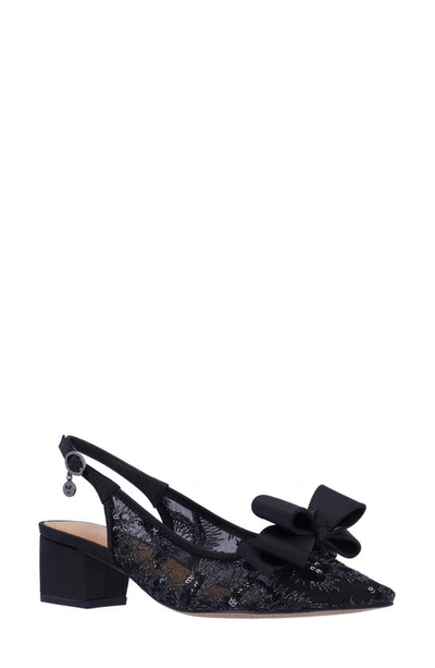 J. Reneé Triata Slingback Pointed Toe Pump In Black