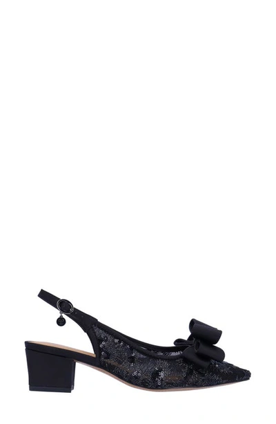 Shop J. Reneé Triata Slingback Pointed Toe Pump In Black