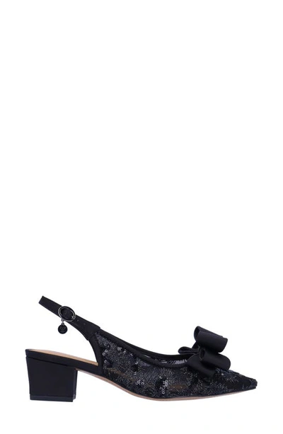 J. Reneé Triata Slingback Pointed Toe Pump In Black