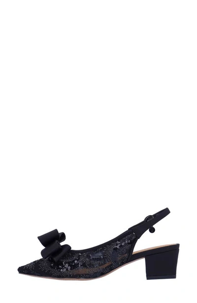 J. Reneé Triata Slingback Pointed Toe Pump In Black