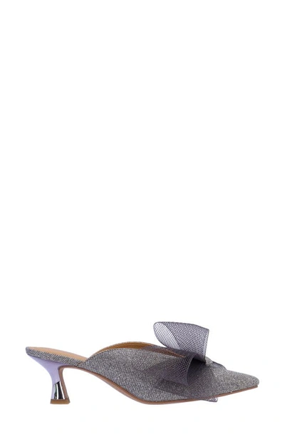 J. Reneé Martee Pointed Toe Mule In Pewter