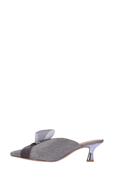 J. Reneé Martee Pointed Toe Mule In Pewter