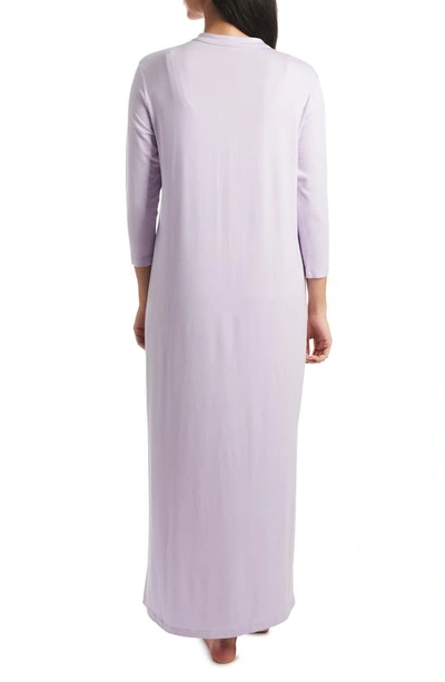Shop Everly Grey Juliana Jersey Maternity/nursing Gown In Lavender