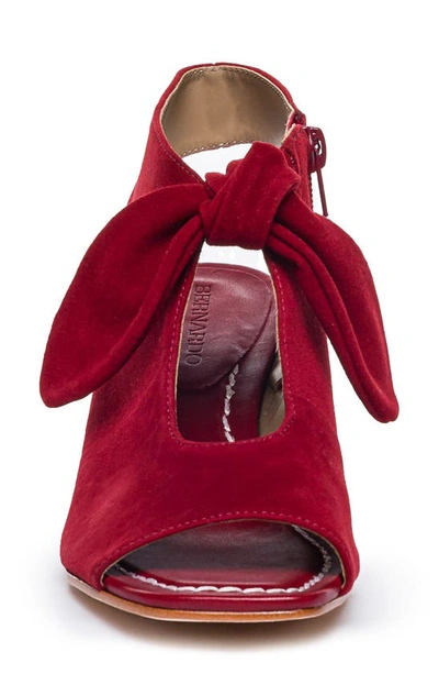 Shop Bernardo Footwear Bernardo Lizzie Sandal In Dark Red