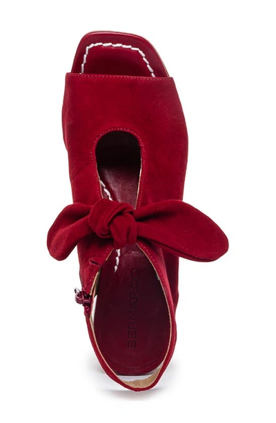 Shop Bernardo Footwear Bernardo Lizzie Sandal In Dark Red