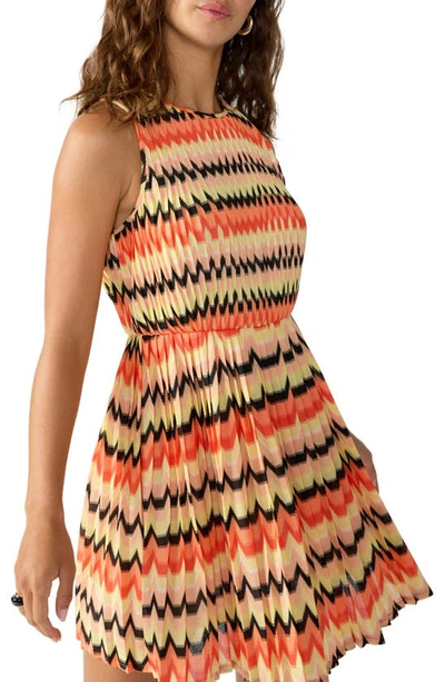 Sanctuary Stripe Minidress In Citrus Str