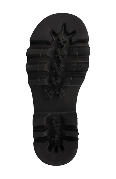 Zigi Yaris Studded Platform Wedge Loafer In Black Leather