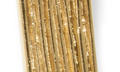 Shop John Hardy Bamboo Striated Drop Earrings In Gold
