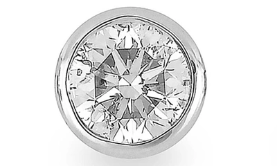 Bony Levy 14k Gold Bezel Diamond Stud Earrings In 14k White Gold