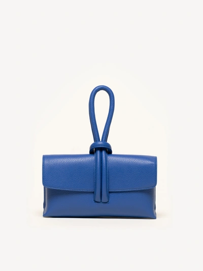 Shop M. Gemi The Francesca Convertible Crossbody In Cobalt Blue