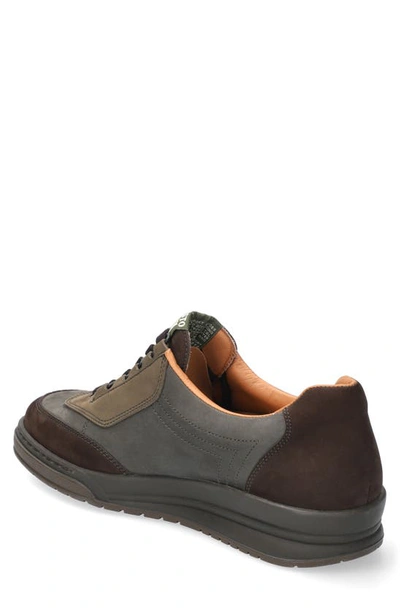 Mephisto Match Walking Shoe In Dark Brown Multi